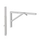 FOLDING BRACKET 40x22 / 80kg / WHITE