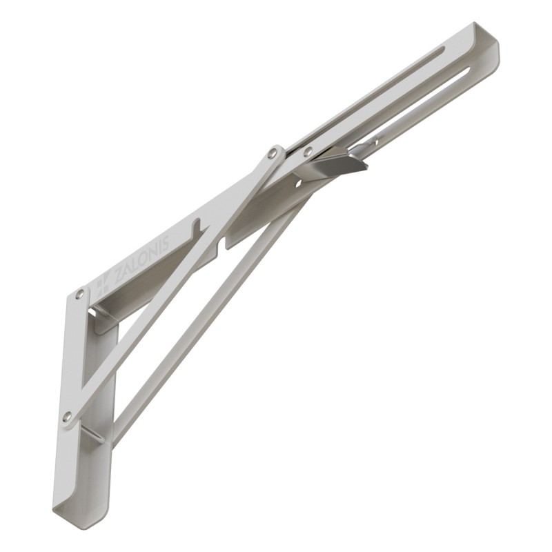 FOLDING BRACKET 30x16 / 80kg / WHITE