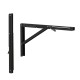 FOLDING BRACKET 40x22 / 80kg / BLACK