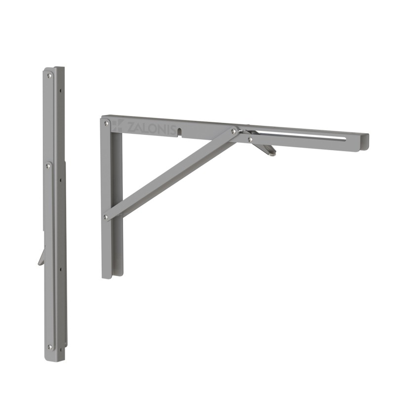 FOLDING BRACKET 40x22 / 80kg / GRAY