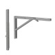FOLDING BRACKET 40x22 / 80kg / GRAY