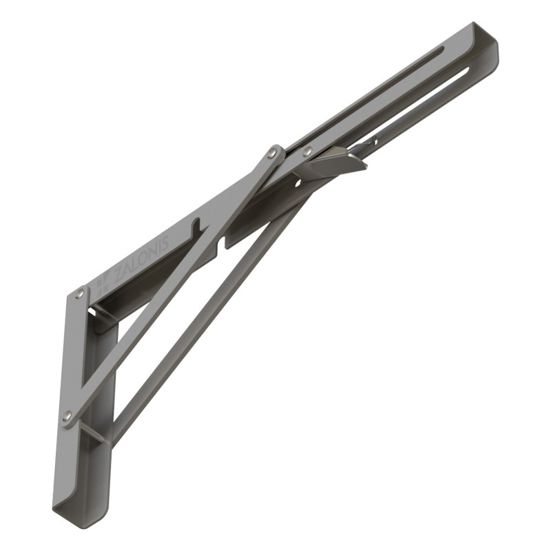 FOLDING BRACKET 30x16 / 80kg / GRAY