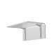 HINGED SPRING BRACKET FOR TABLE EXTENSION FOLDING SELF BRACKET WITH ERGONOMIC HANDLE 30-40-50cm/75-80kg WHITE