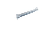 FOLDING SELF BRACKET WITH BUTTON 27.9cm/30kg WHITE