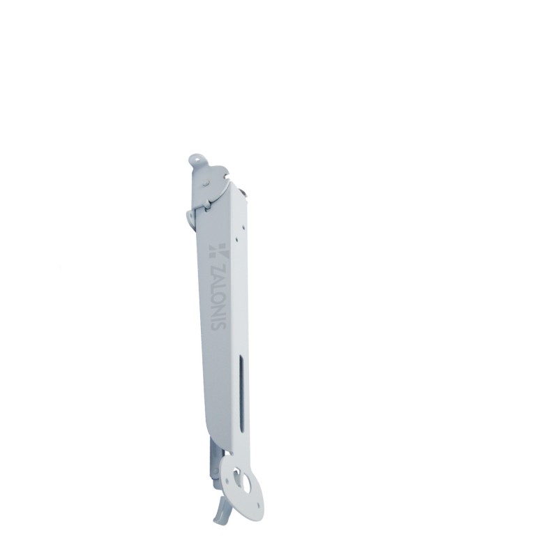 FOLDING SELF BRACKET WITH BUTTON 35.5cm/30kg WHITE