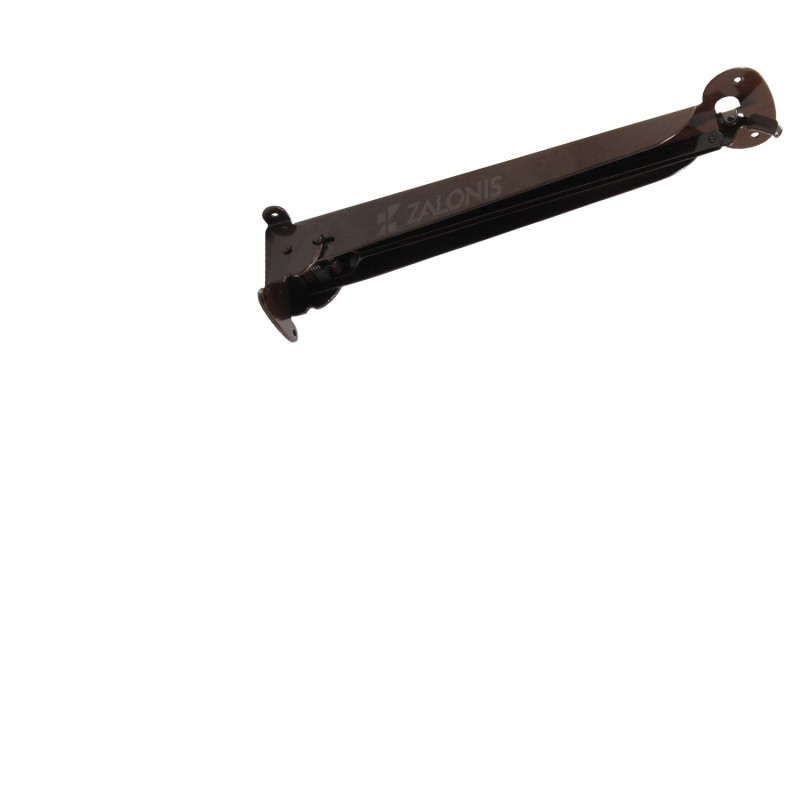FOLDING SELF BRACKET WITH BUTTON 35.5cm/30kg BROWN