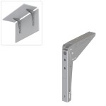 FOLDING BRACKET FOR TABLE EXTENSION / 20cm / MATT GRAY