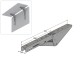 FOLDING BRACKET FOR TABLE EXTENSION / 20cm / MATT GRAY