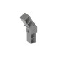 ADJUSTABLE DOUBLE CONNECTOR 20x20 / GRAY
