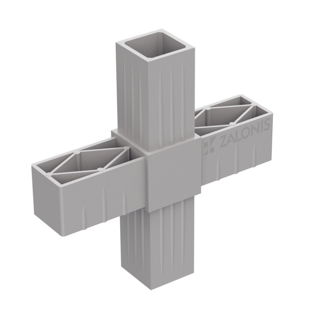 CROSS CONNECTOR 40x40 / GRAY