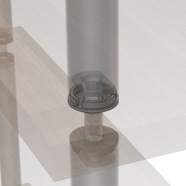 ΠΛΑΣΤΙΚΗ ΡΟΔΕΛΑ ΑΠΟΣΤΑΤΗ Φ.32 mm / ΓΚΡΙ