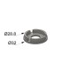 PLASTIC WASHER FOR TUBE D.32 / GRAY