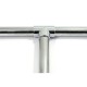 T-JOINT CONNECTOR FOR D.25 TUBE / CHROME