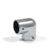 L-JOINT CONNECTOR FOR D.25 TUBE / CHROME