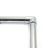 L-JOINT CONNECTOR FOR D.25 TUBE / CHROME