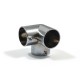 L-JOINT 3 WAY CONNECTOR FOR D.25 TUBE / CHROME D.25 TUBE CONNECTORS
