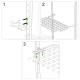 BESTIARIO TROUSER RACK / FIXED 900 BESTIARIO SYSTEM-FRAMELESS WARDROBE