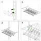 BESTIARIO SHOE RACK / FIXED 900 BESTIARIO SYSTEM-FRAMELESS WARDROBE