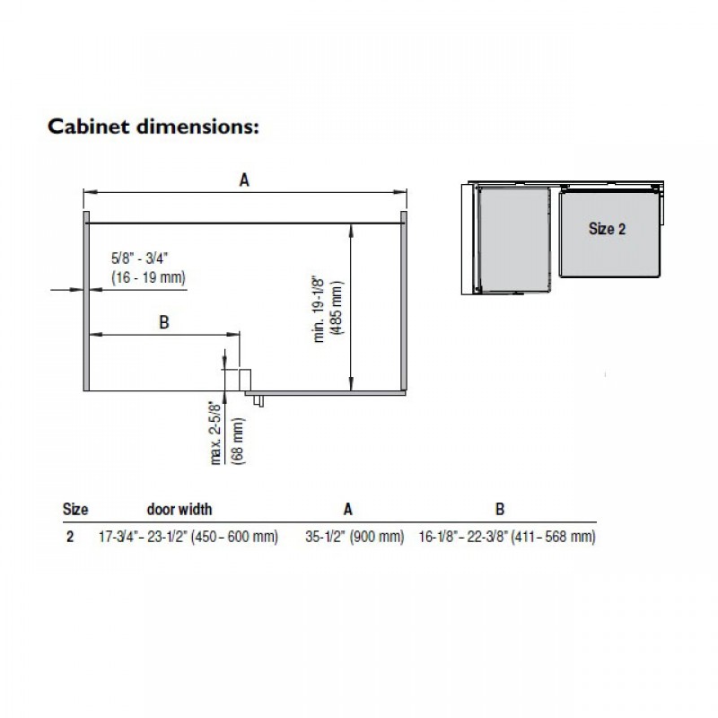 WARI CORNER VAUTH SAGEL 90 ΔΕΞΙ