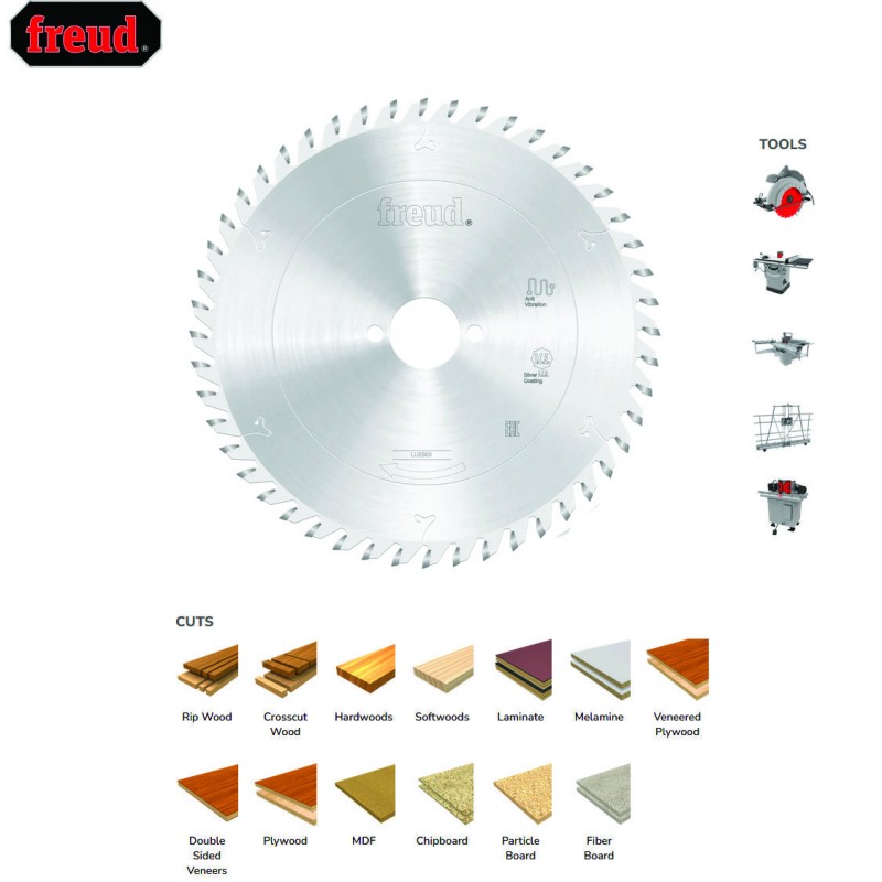 ΔΙΣΚΟΣ ΞΥΛΟΥ - ΠΡΟΚΟΨΗ FREUD LU2B 0300 / 200x3,2x30 x Z48 ΔΙΣΚΟΙ ΚΟΠΗΣ