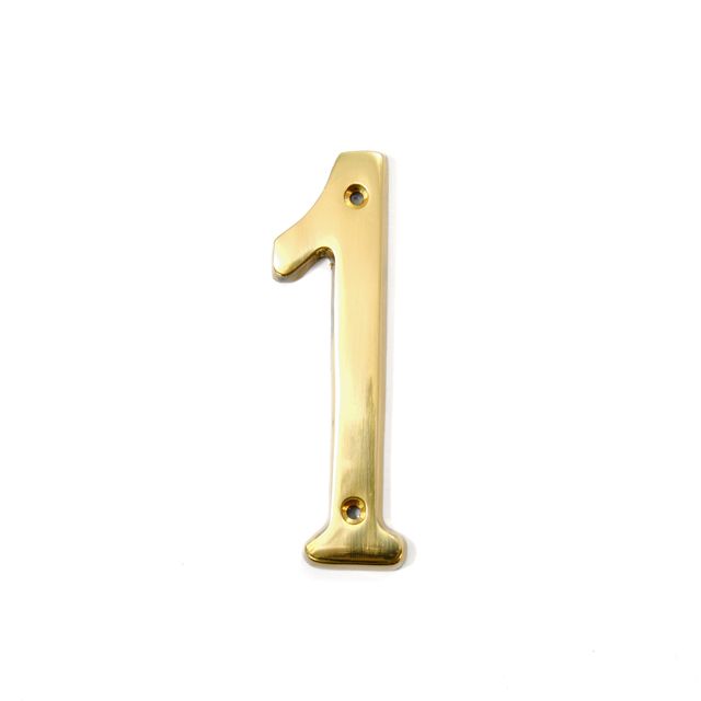 GOLD HOUSE NUMBER / 1