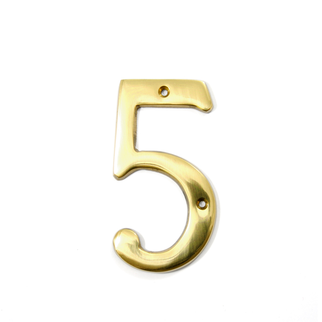 GOLD HOUSE NUMBER / 0