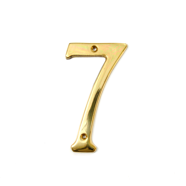 GOLD HOUSE NUMBER / 7