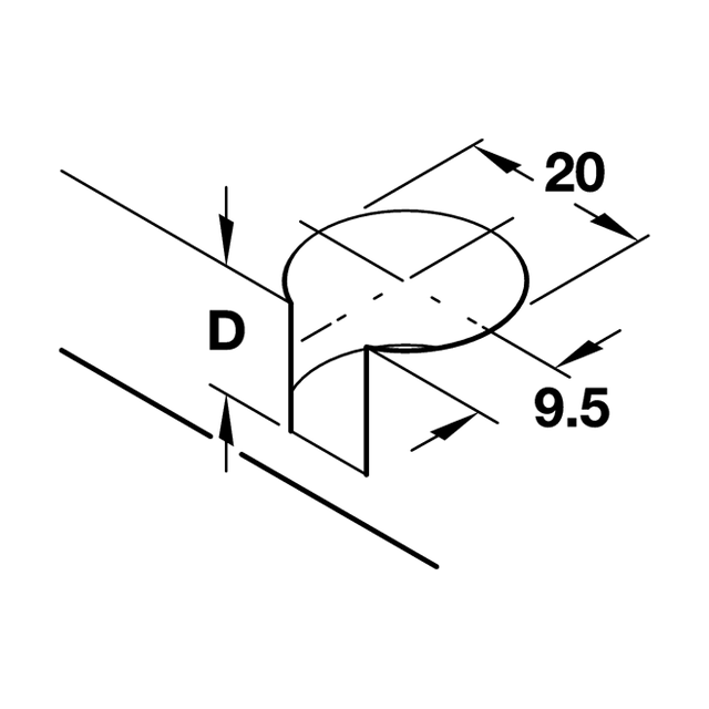 ΠΛΑΣΤΙΚΟ ΦΕΡΑΜΙ ΡΑΦΙΟΥ 16mm ΓΚΡΙ