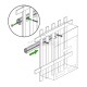 LETTERBOX MOUNTING KIT ON METAL FENCE / 26 cm