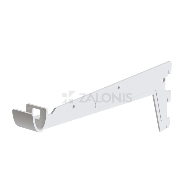 CLOTHES HANGING BRACKET ELEMENT SYSTEM 345 mm (L & R) / WHITE
