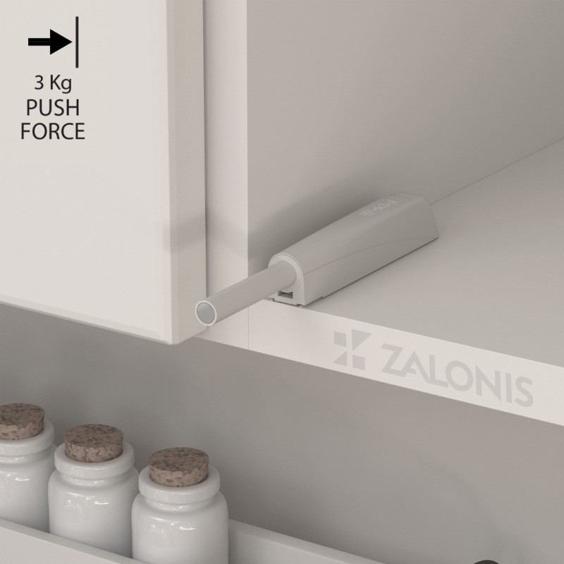 PUSH TO OPEN ΜΑΓΝΗΤΙΚΟ / 3Kg / ΓΚΡΙ