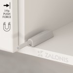 PUSH TO OPEN ΜΑΓΝΗΤΙΚΟ / 3Kg / ΓΚΡΙ