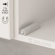 PUSH TO OPEN MAGNETIC / 3Kg / GREY