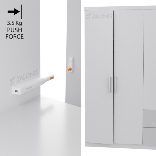 PUSH TO OPEN LATCH / 3.5Kg / WHITE