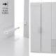 PUSH TO OPEN LATCH / 3.5Kg / WHITE