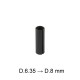 ROUTER ADAPTOR D.6.35 - D.8 mm All Routing Bits