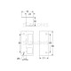 SECURITY YARD DOOR LOCK / BLACK / RIGHT