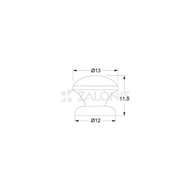 ΠΟΜΟΛΑΚΙ ΕΠΙΠΛΟΥ MICRO / Φ.13x12 mm / ΑΝΤΙΚΕ