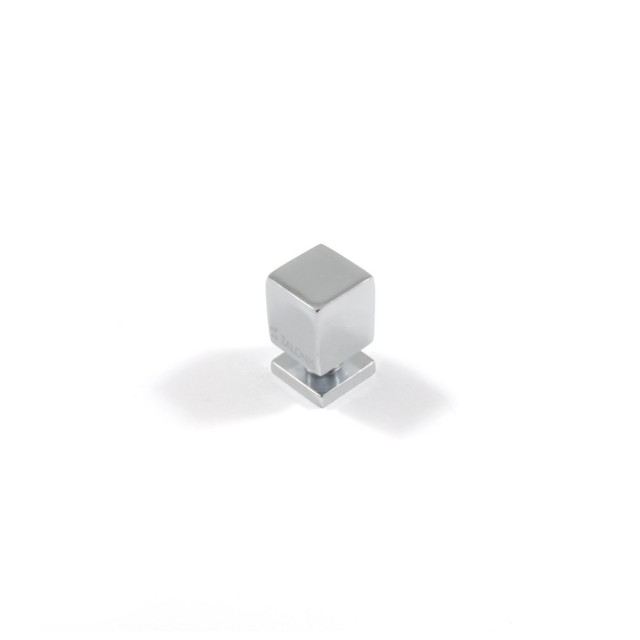 SQUARE FURNITURE KNOB / CHROME