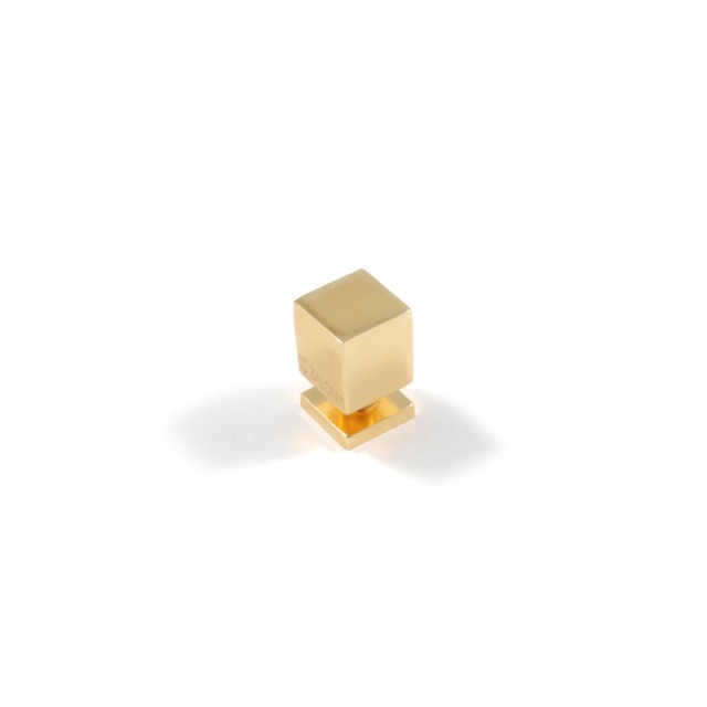 SQUARE FURNITURE KNOB / GOLD