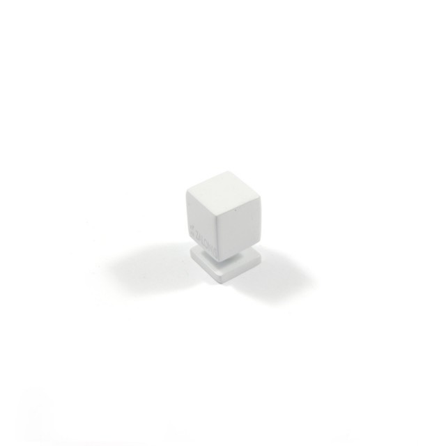 SQUARE FURNITURE KNOB / WHITE