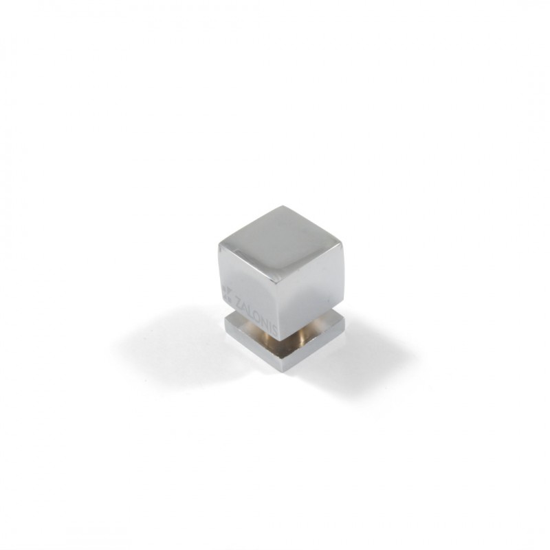 SQUARE FURNITURE KNOB / CHROME