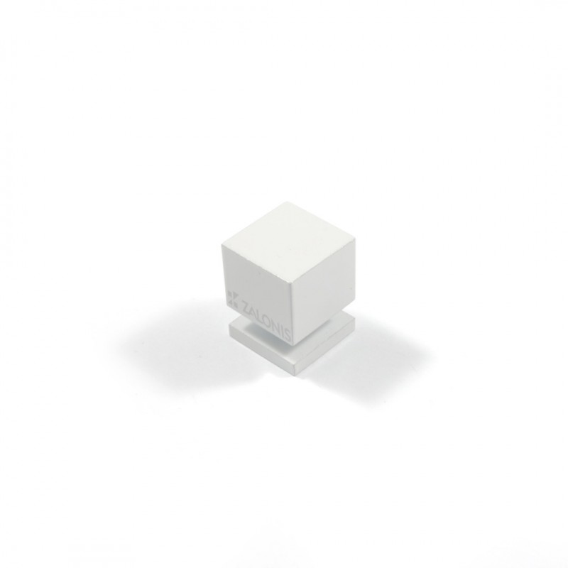 SQUARE FURNITURE KNOB / WHITE