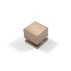 SQUARE FURNITURE KNOB / MATT NICKEL
