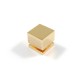 SQUARE FURNITURE KNOB / GOLD