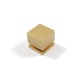 SQUARE FURNITURE KNOB / MATT GOLD