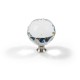 FURNITURE KNOB CRYSTAL SPHERE / MATT NICKEL