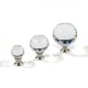 FURNITURE KNOB CRYSTAL SPHERE / MATT NICKEL