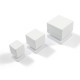 SQUARE FURNITURE KNOB / WHITE