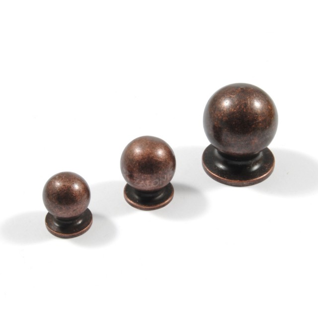 SPHERE FURNITURE KNOB / ANTIQUE